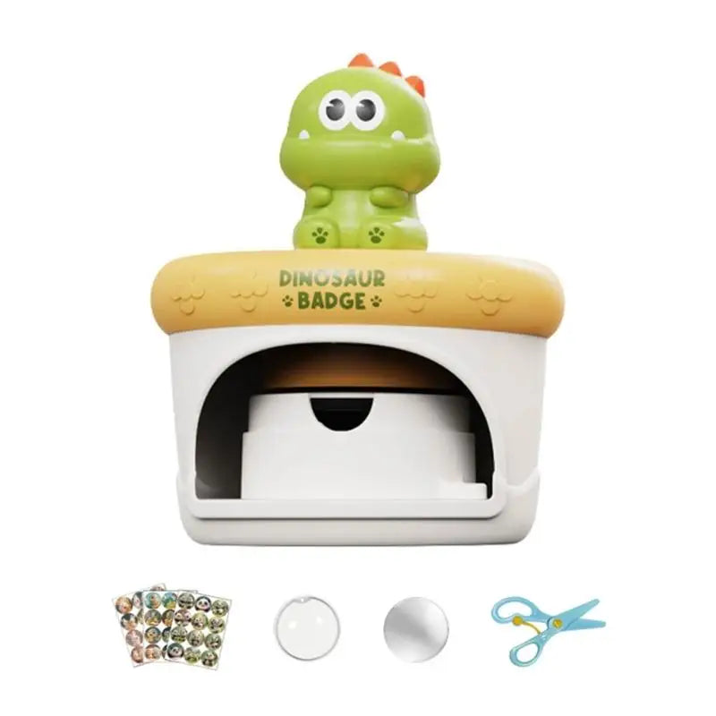 Kids Badge Maker Kit | Creative Art Craft Badge Press Machine