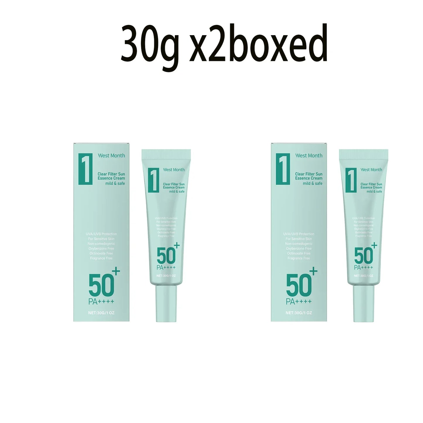 WEST MONTH SPF50 Sunscreen Broad Spectrum UV Defense Body