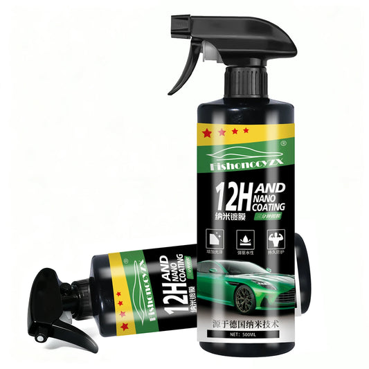 12H Nano Ceramic 500ml Car Coating Auto Detailing Products Liquid Spray Polish Wax Film Paint Care Protector Kit Accessories Peaceful Pleasures Health and Wellness