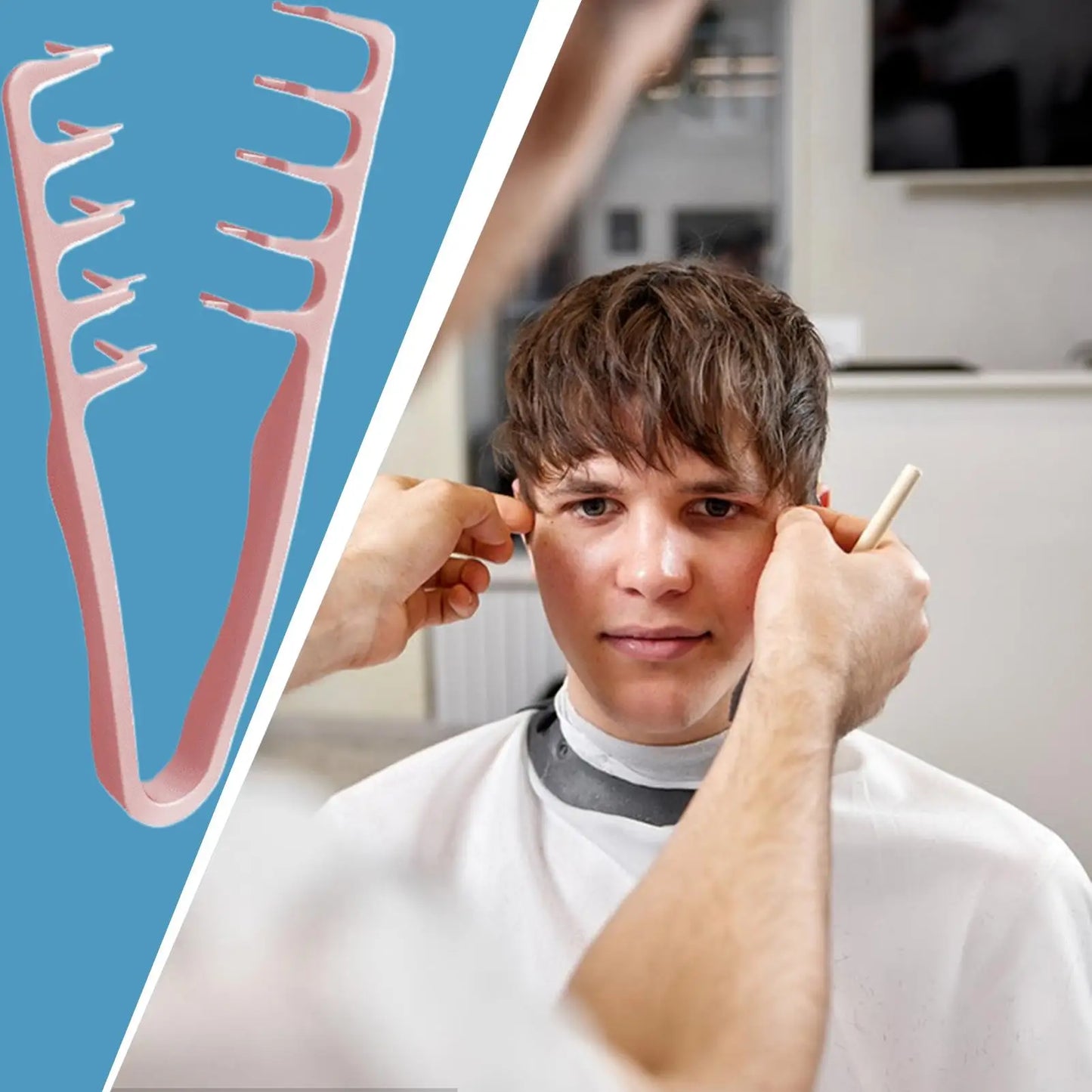 Volumizing Wide-Tooth Hair Comb | Root Lifting Styling Tool
