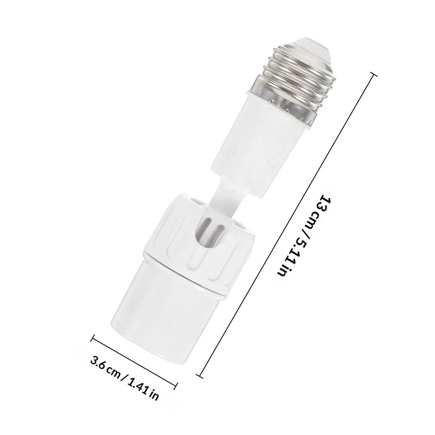 4Pcs Light Bulb Socket Extender Adapter E27 to E27 Articulated Extender for Enhanced Brightness Wide Coverage Easy Installation Peaceful Pleasures Health and Wellness