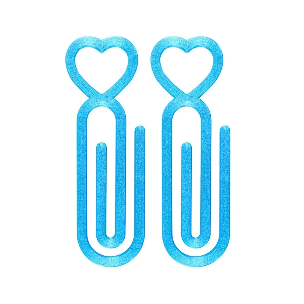 Plastic Material Diamond Painting Canvas Clip Set Heart-shaped Design Multifunction Tool Diamond Art Tools Peaceful Pleasures Health and Wellness Blue