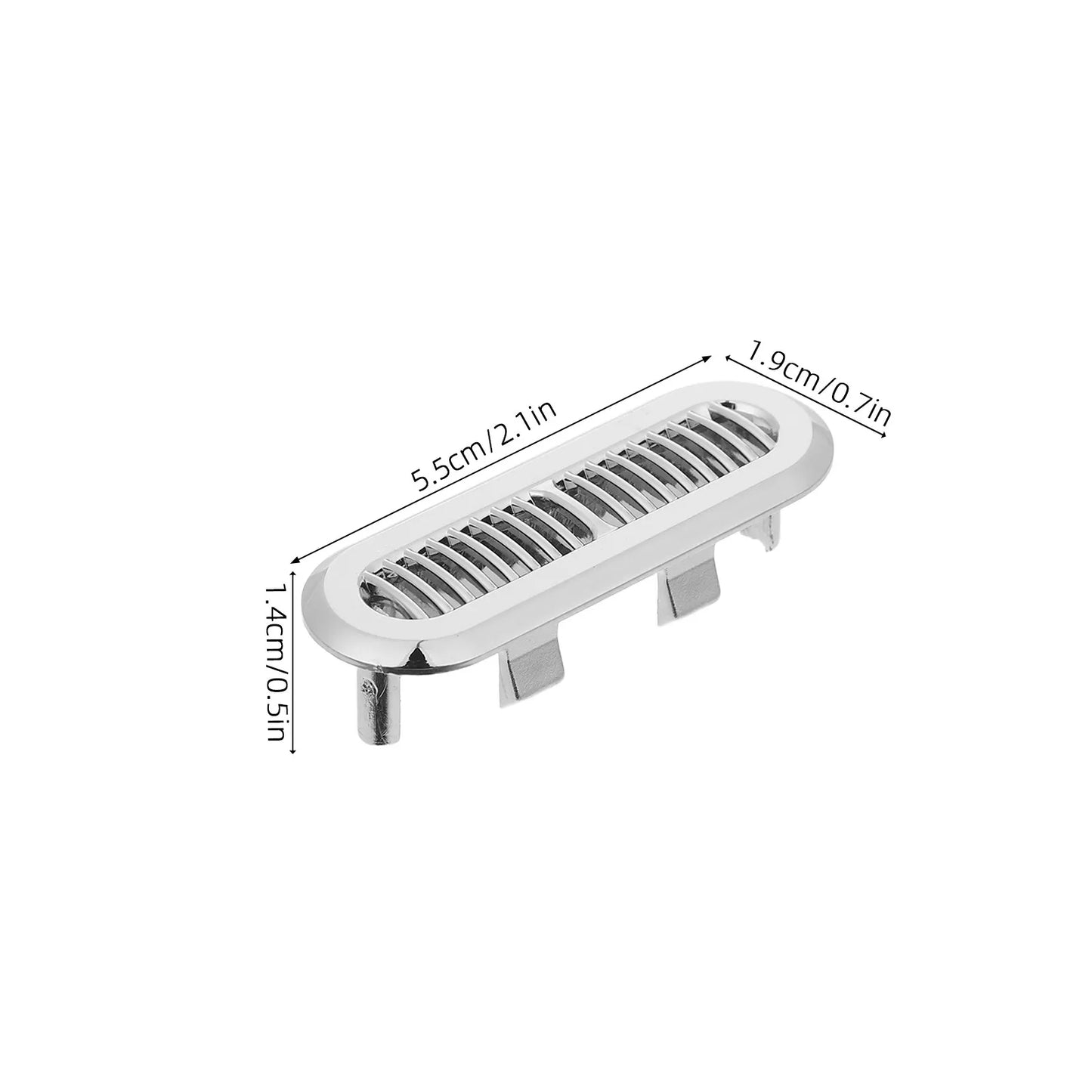 5Pcs Sink Overflow Trim Ring Decorative Fine Mesh Drain Cover for Bathroom Kitchen Wash Basin Long Slim Overflow Hole Protector Peaceful Pleasures Health and Wellness