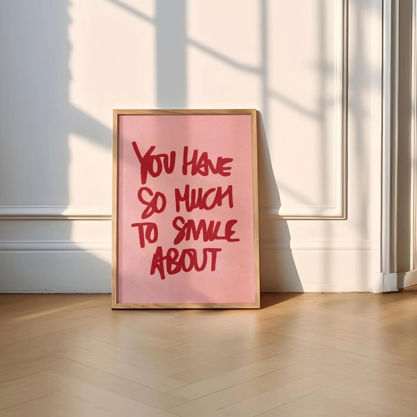You Have So Much To Smile About Canvas Wall Art Print
