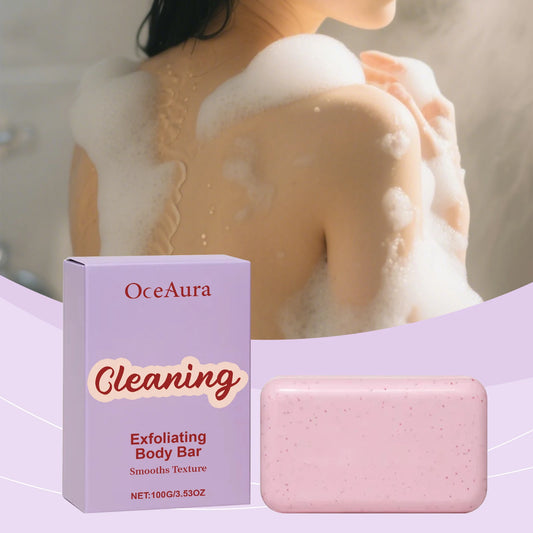 OceAura Honey Body Soap – Exfoliating & Moisturizing Bar 100g Exfoliating Body Soap Peaceful Pleasures Health and Wellness