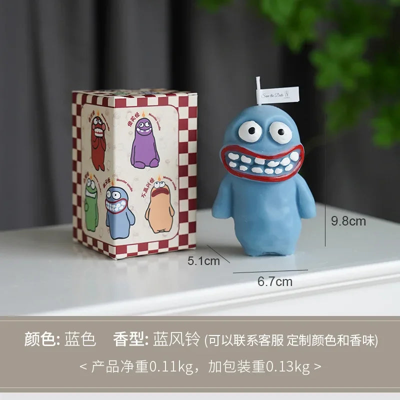 Earthlings Monster Candles Fun Creative Birthday Gifts Handmade Aromatherapy Candles Peaceful Pleasures Health and Wellness C