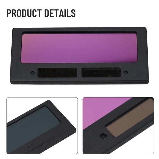 Auto-Darkening Welding Lenses Solar LiquidCrystal Glasses Welder Protective Lens Solar LCD Glasses Welding Protective Face Mask Peaceful Pleasures Health and Wellness