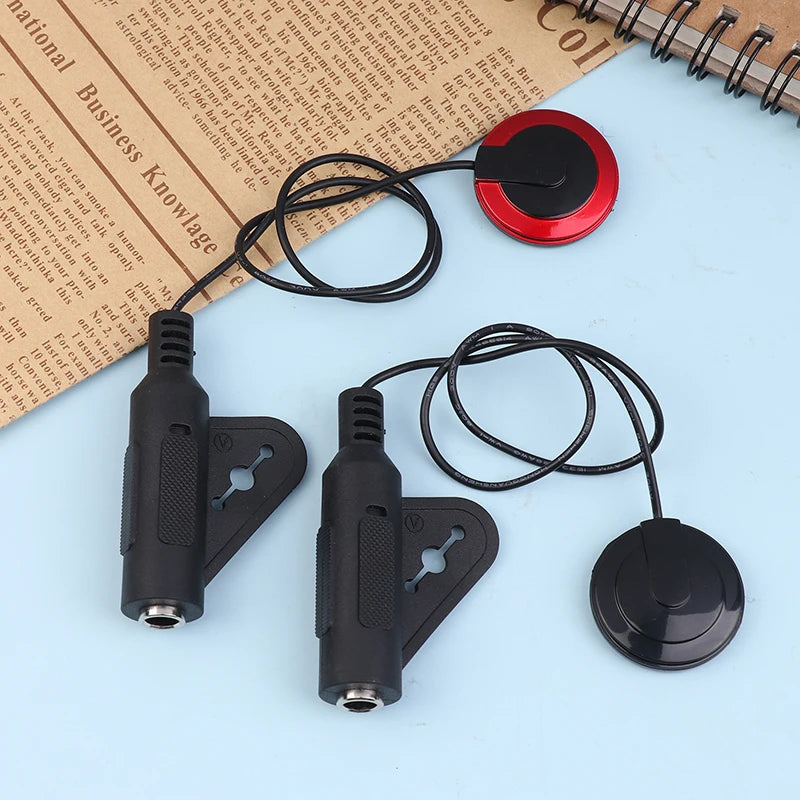Acoustic Instrument Pickup – Piezo Mic 6.35mm Jack, Stick-On