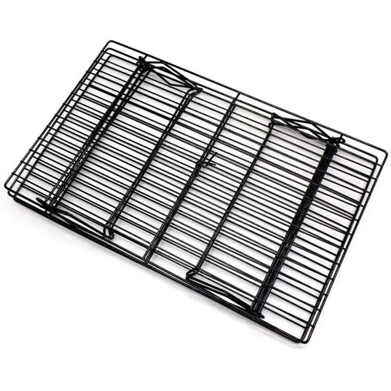 A36T-2X 3 Layers Stackable Cooling Rack Metal Cake Cookie Biscuits Bread Cooling Rack Net Mat Holder Dry Cooler For Cooking Peaceful Pleasures Health and Wellness