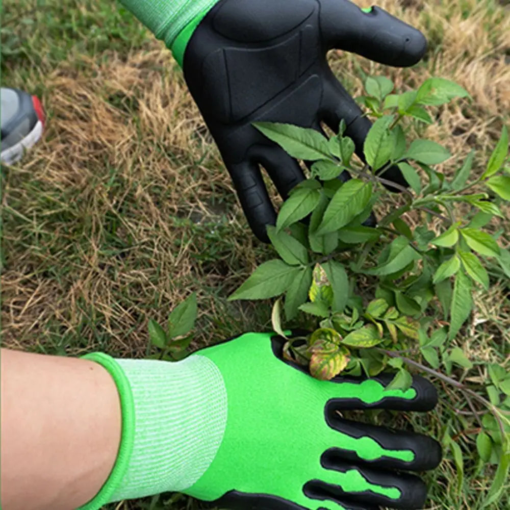 Breathable Gardening Work Gloves Nylon Waterproof Protective Gloves Safety Ergonomic Professional Gloves Landscaping" Peaceful Pleasures Health and Wellness