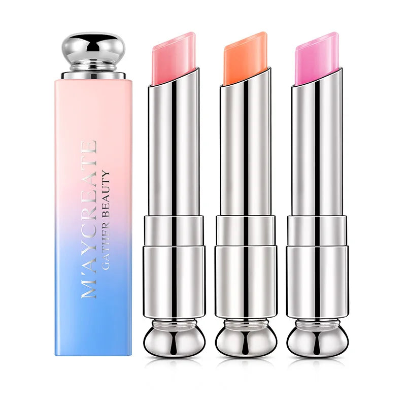New Gradient Lipstick Moisturizing And Moisturizing Color Changing Long-Lasting Waterproof Lipstick Cosmetics for Woman in winte Peaceful Pleasures Health and Wellness