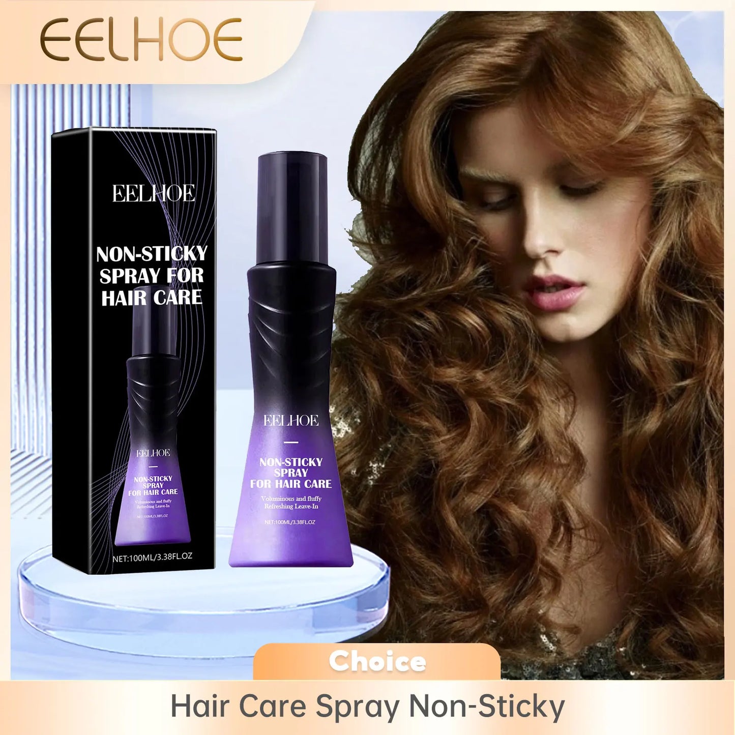 EELHOE Anti-Frizz Hair Spray – Silky, Fluffy & Shine
