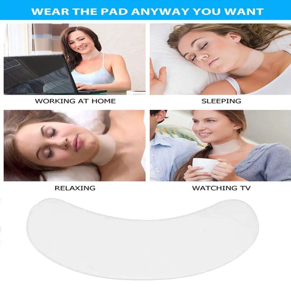 Silicone Transparent Anti Wrinkle Patches for Chest Neck Lift Tapes Pads Forhead Eye Checklift Reusable Use at Work or Sleeping Peaceful Pleasures Health and Wellness