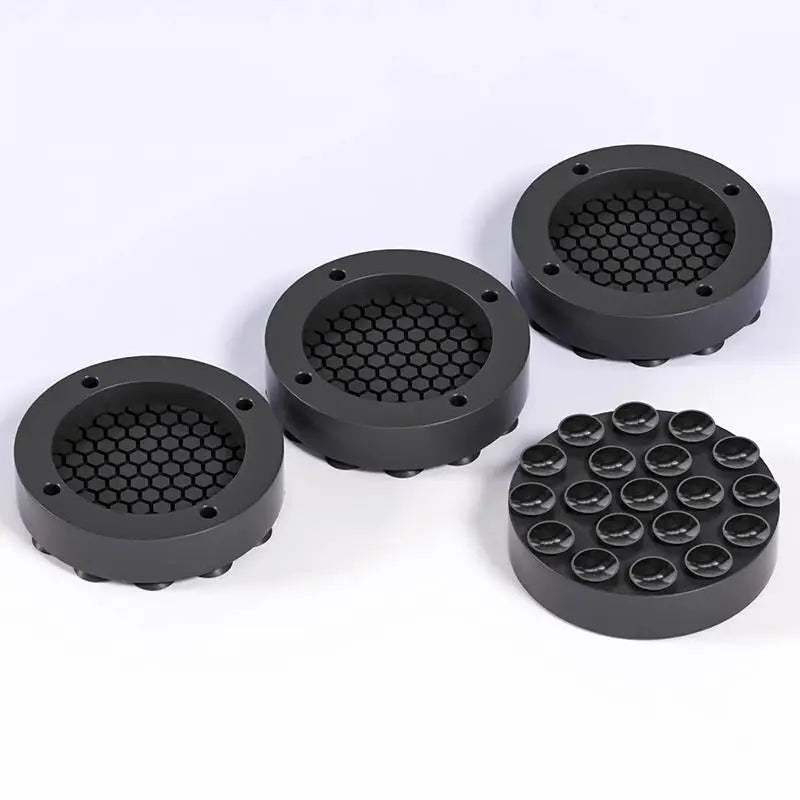 New 4Pcs Universal Anti Vibration Feet Pads Washing Machine Non-Slip Fixed Pads Furniture Rubber Foot Mat Silent Lifting Base Peaceful Pleasures Health and Wellness A1