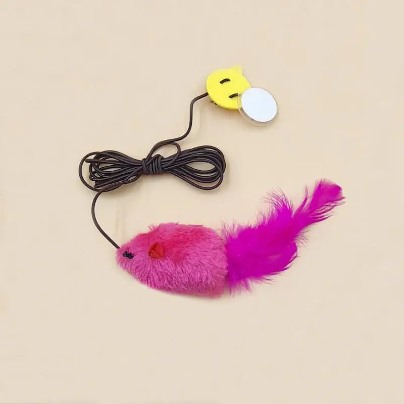 Interactive Plush Mouse Cat Toy | Glow, Sound & Vibration Interactive Cat Toy Peaceful Pleasures Health and Wellness A8