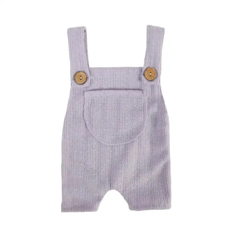 Newborn Suspender Romper Photo Prop | Baby Shower Gift 0-1M