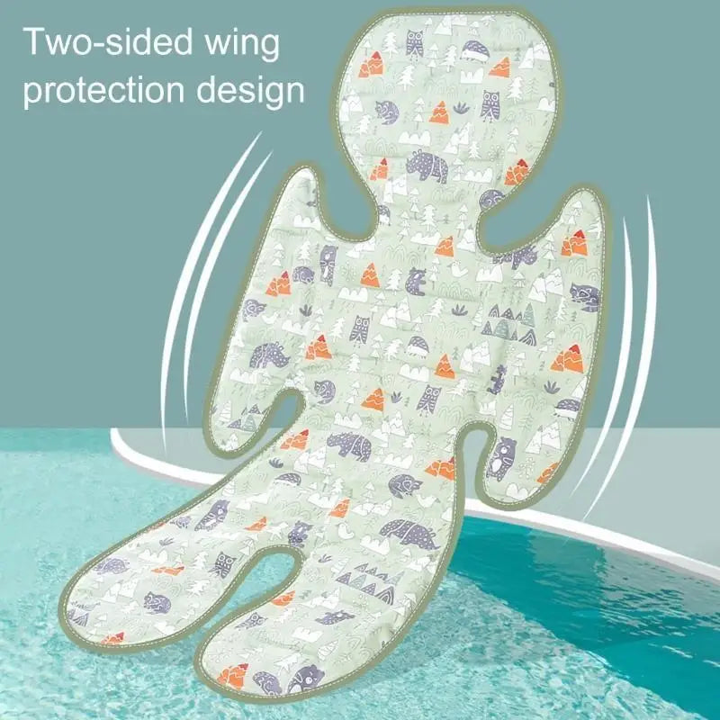 Baby Cooling Seat Pad – Breathable Cotton for Prams & Car Seats