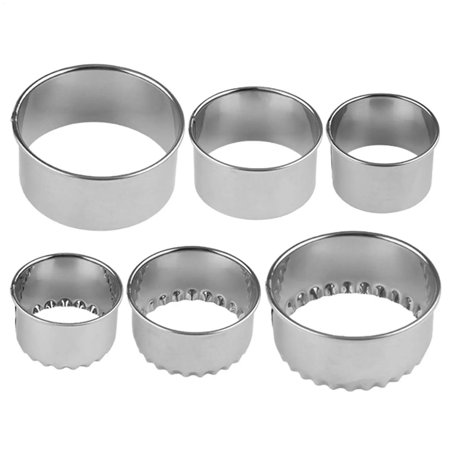 Stainless Steel Round Cookie Cutter & Mousse Ring Mold