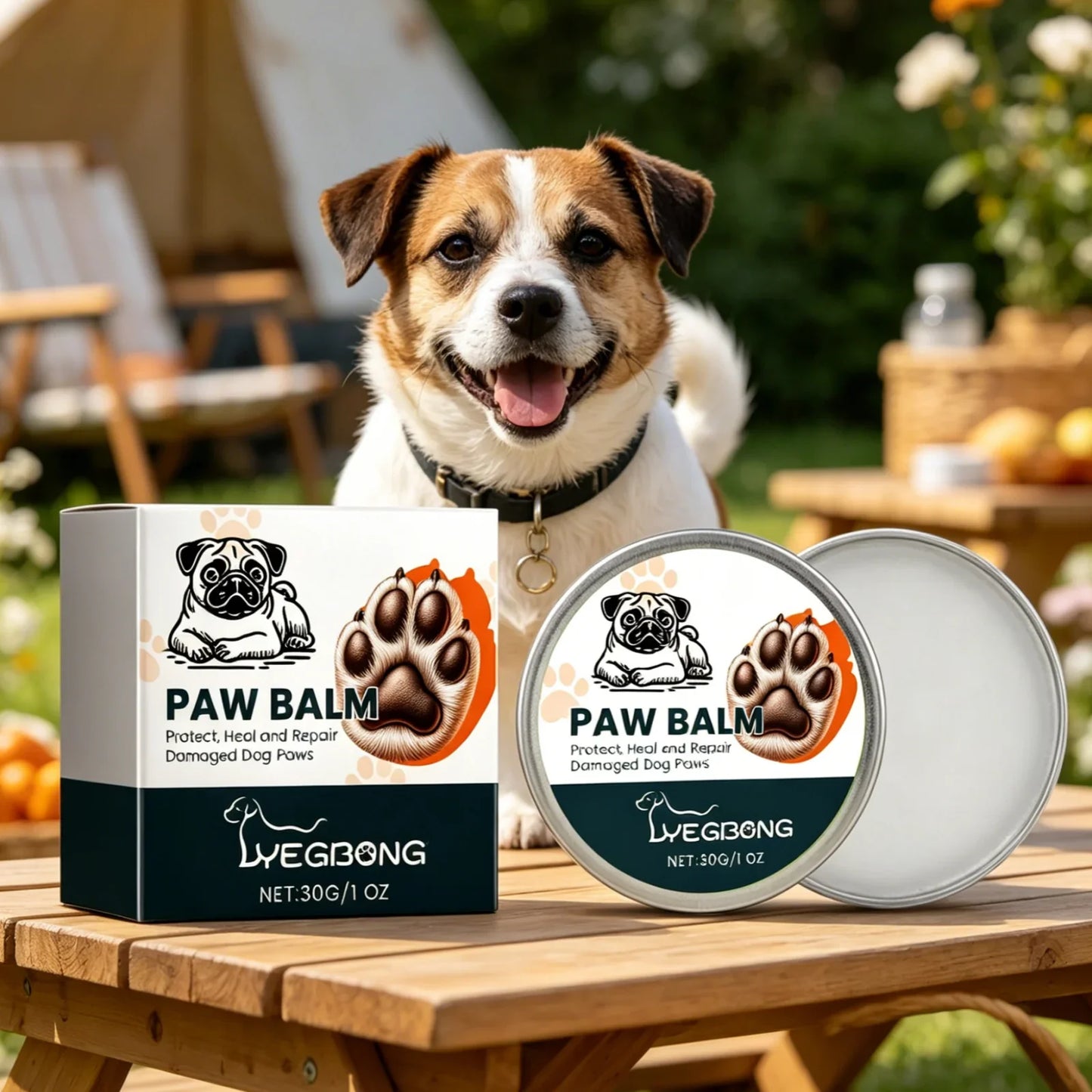 YEGBONG Dog Paw Balm – Shea Butter & Coconut Oil Moisturizer