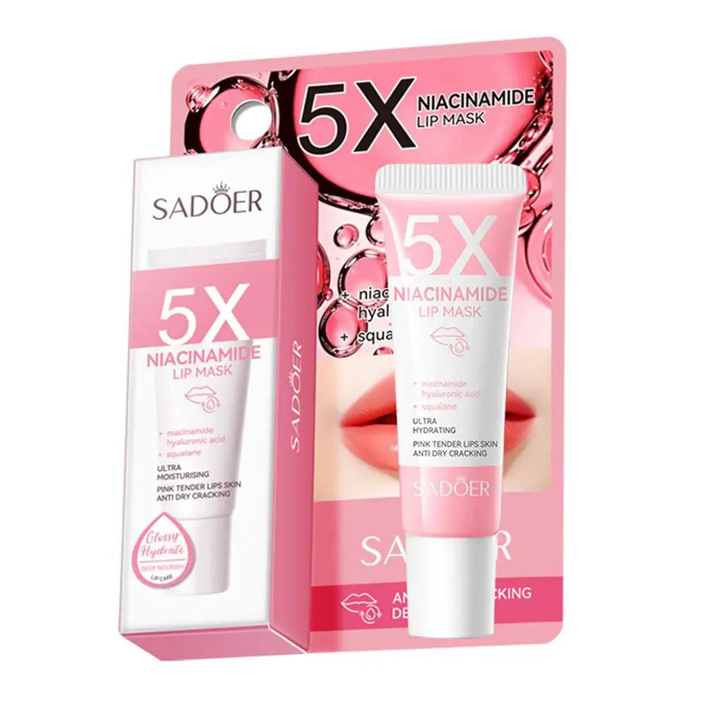 SADOER 5X Niacinamide Lip Mask – Hydrating Exfoliating Balm