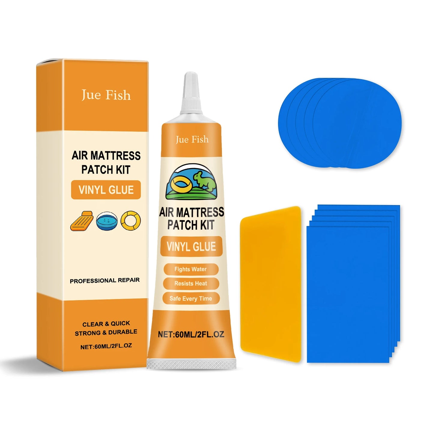 60ml Inflatable Mattress Repair Kit | Waterproof Patch Adhesive