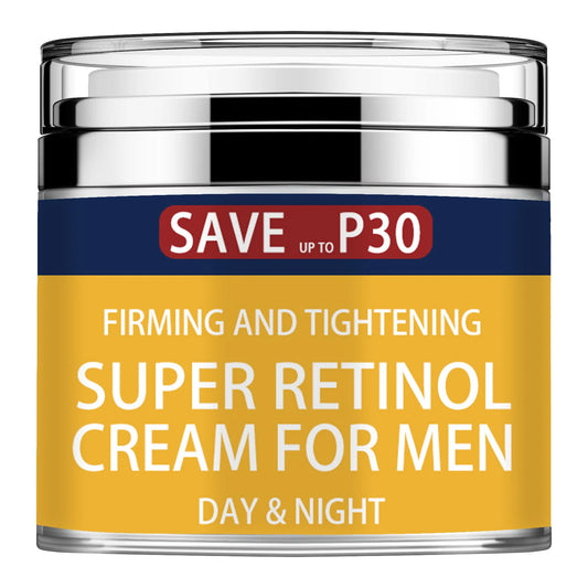 Men's Face Cream Moisturizer Anti Aging Cream For Men, Collagen, Retinol & Hyaluronic Acid Day & Night Cream Anti Wrinkle Facial Peaceful Pleasures Health and Wellness 50G