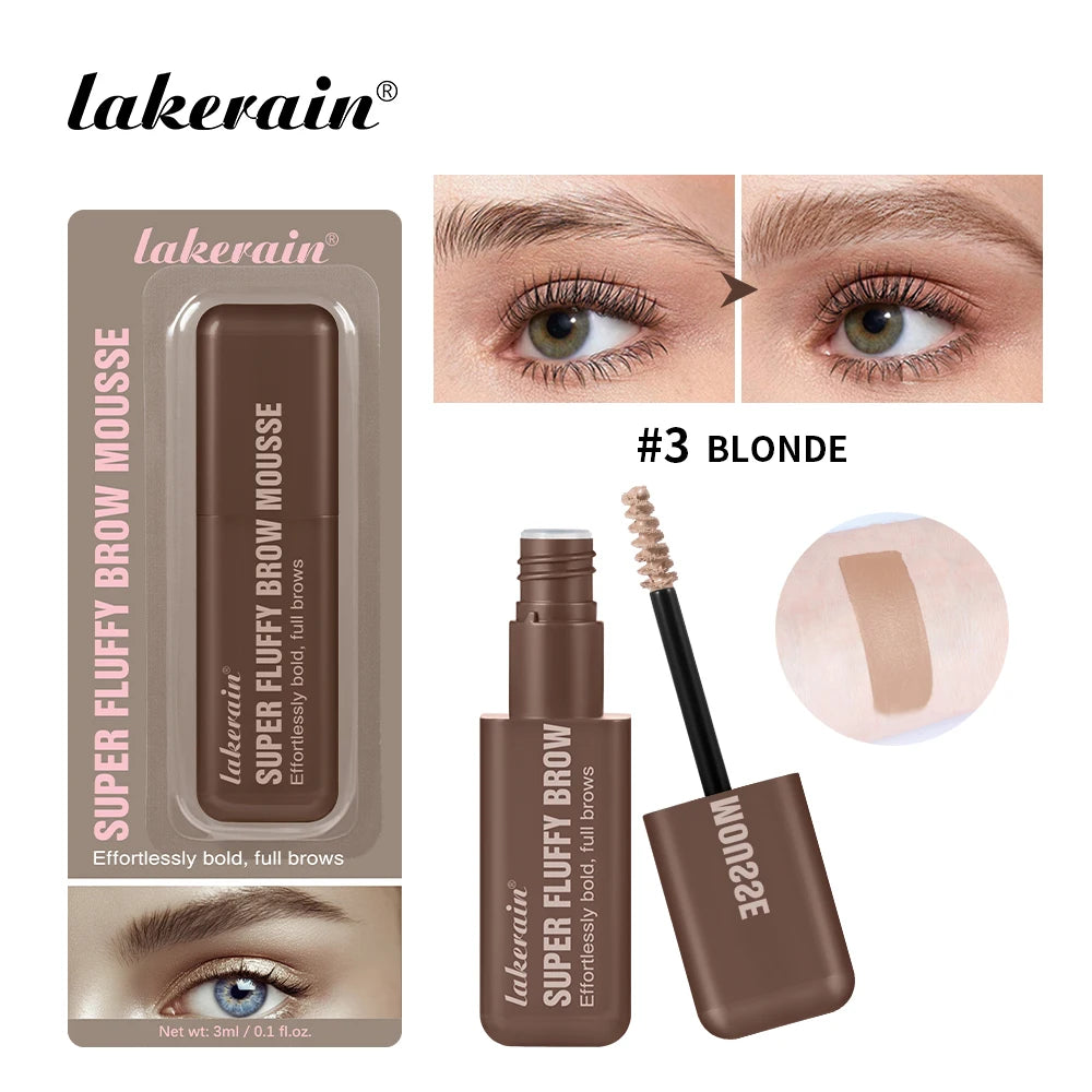 Brow Mousse Super Fluffy High Color Rendering Fill In The Sparse And Vacant Parts of The Eyebrows Smooth Super Fluff Thick Brow Peaceful Pleasures Health and Wellness color3