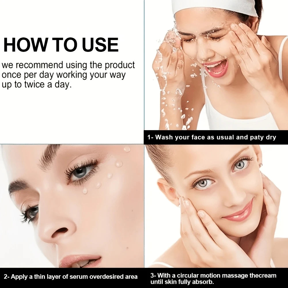 SUYARUN Collagen Firming Serum for Face - Anti-Aging & Skin Tightening Essence with Hyaluronic Acid, Fast Shipping. Peaceful Pleasures Health and Wellness