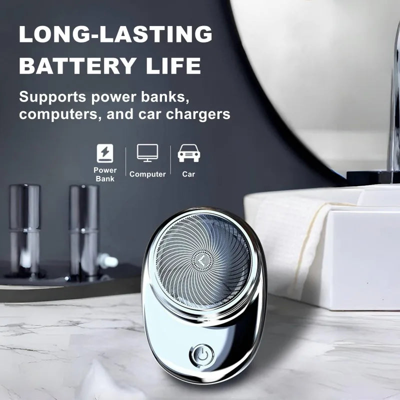 Rechargeable Mini Electric Shaver | Portable Wet/Dry USB-C Razor Mini Electric Shaver Peaceful Pleasures Health and Wellness