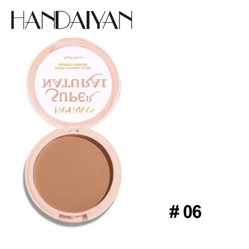 Handaiyan Matte Pressed Powder Foundation – 8 Shades, Oil Control