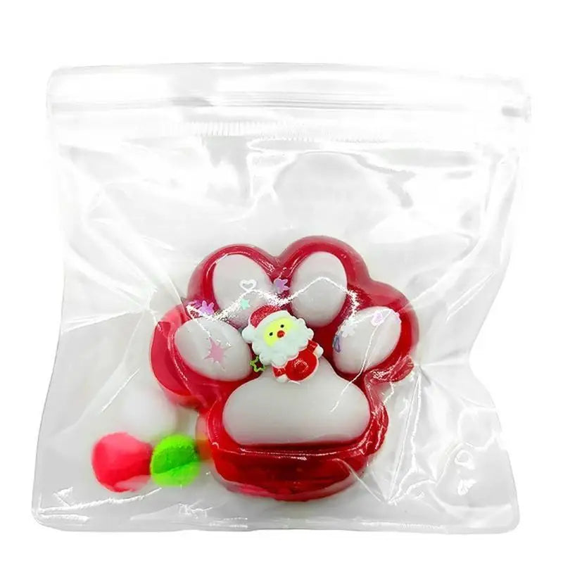 Cat Paw Squeeze Stress Relief Toy – Christmas Sensory Gift