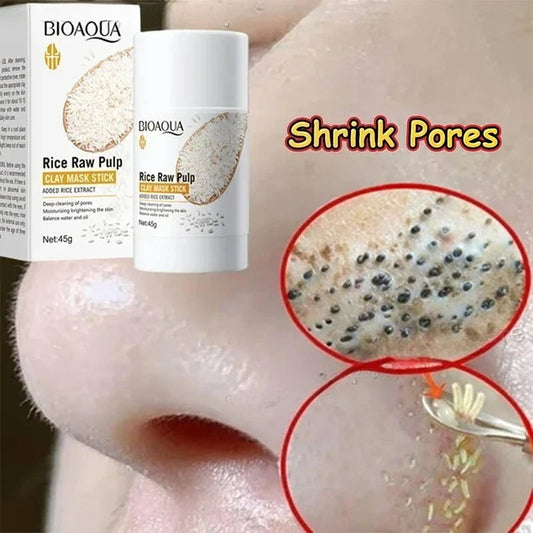 Rice Clay Mask Stick – Pore Cleanser & Blackhead Reducer 45g Clay Face Mask Oasis Select