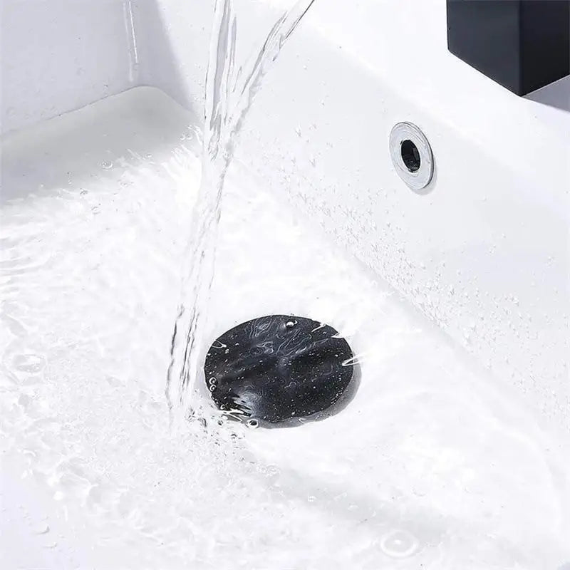 66mm PopUp Cap Click Clack Push Button Replacement Part Silver Chrome Basin Waste Sink Plug For Bathroom Sink Drain Stopper Peaceful Pleasures Health and Wellness