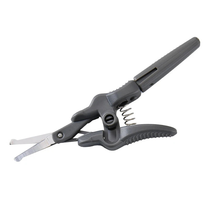 Stainless Steel Round-Tip Nose Hair Scissors | Safe Trimmer