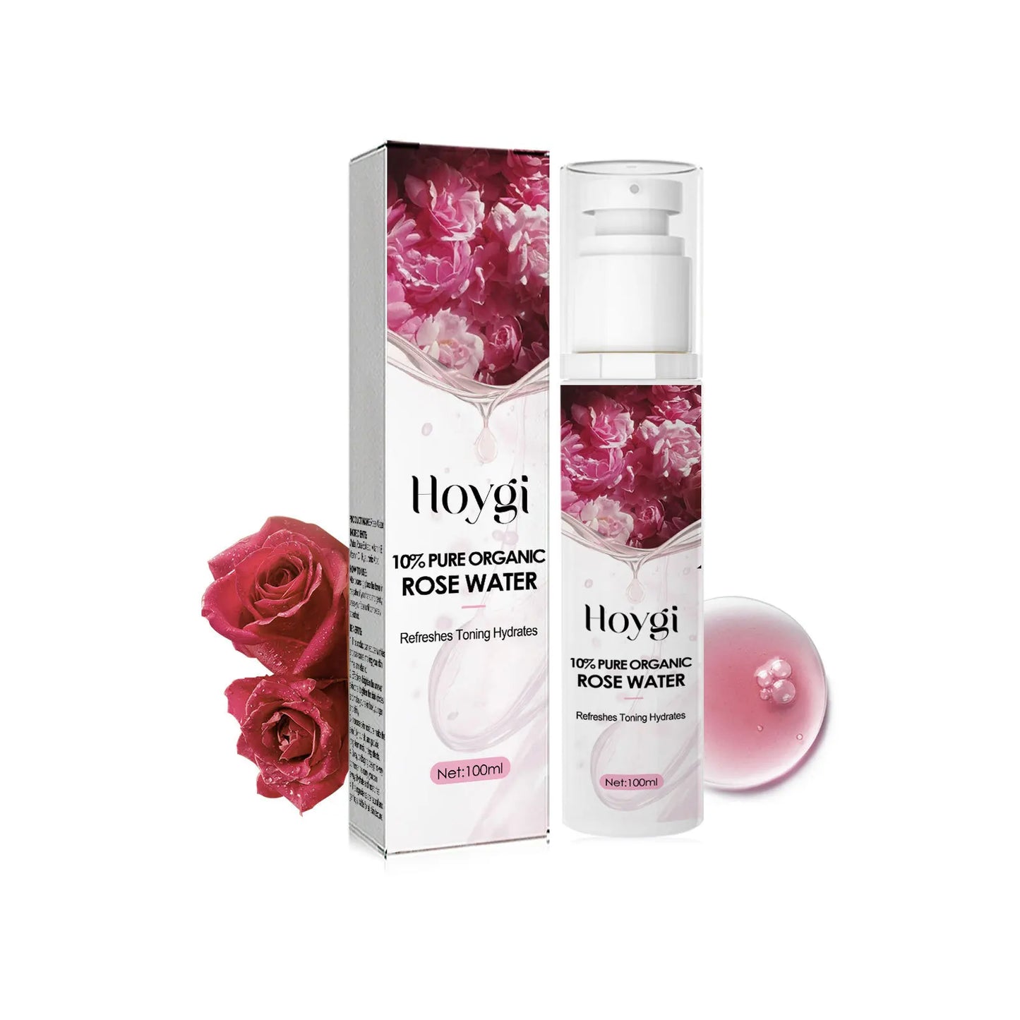 Rose Water Nourishing Shrink Pore Repair Sensitive Skin Oil Control Improve Dullness Skin Care Toner Soothing Moisturizing Serum Peaceful Pleasures Health and Wellness
