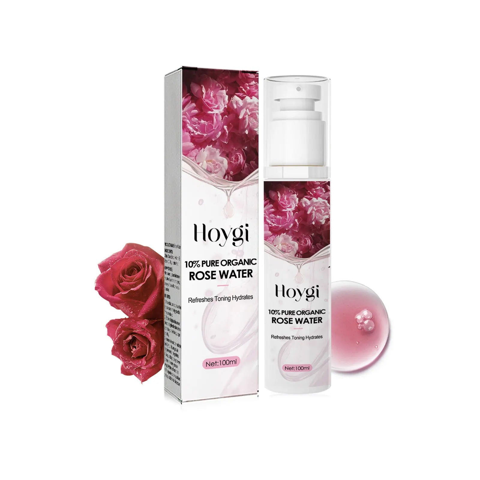Rose Water Nourishing Shrink Pore Repair Sensitive Skin Oil Control Improve Dullness Skin Care Toner Soothing Moisturizing Serum Peaceful Pleasures Health and Wellness