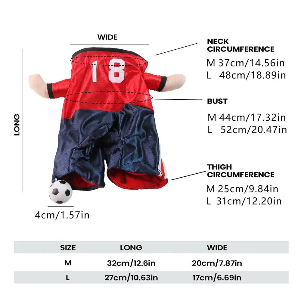 Dog & Cat Soccer Jersey | Breathable Pet Shirt for Summer