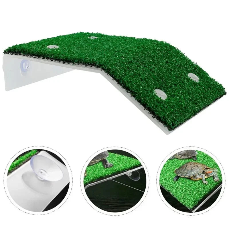 Turtle Basking Platform Ramp Dock | Reptile Terrarium Accessory
