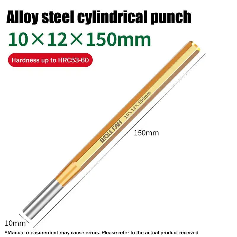 Brass Roll Pin Punch Tool 2–10mm | 150mm Chisel Cone Punch