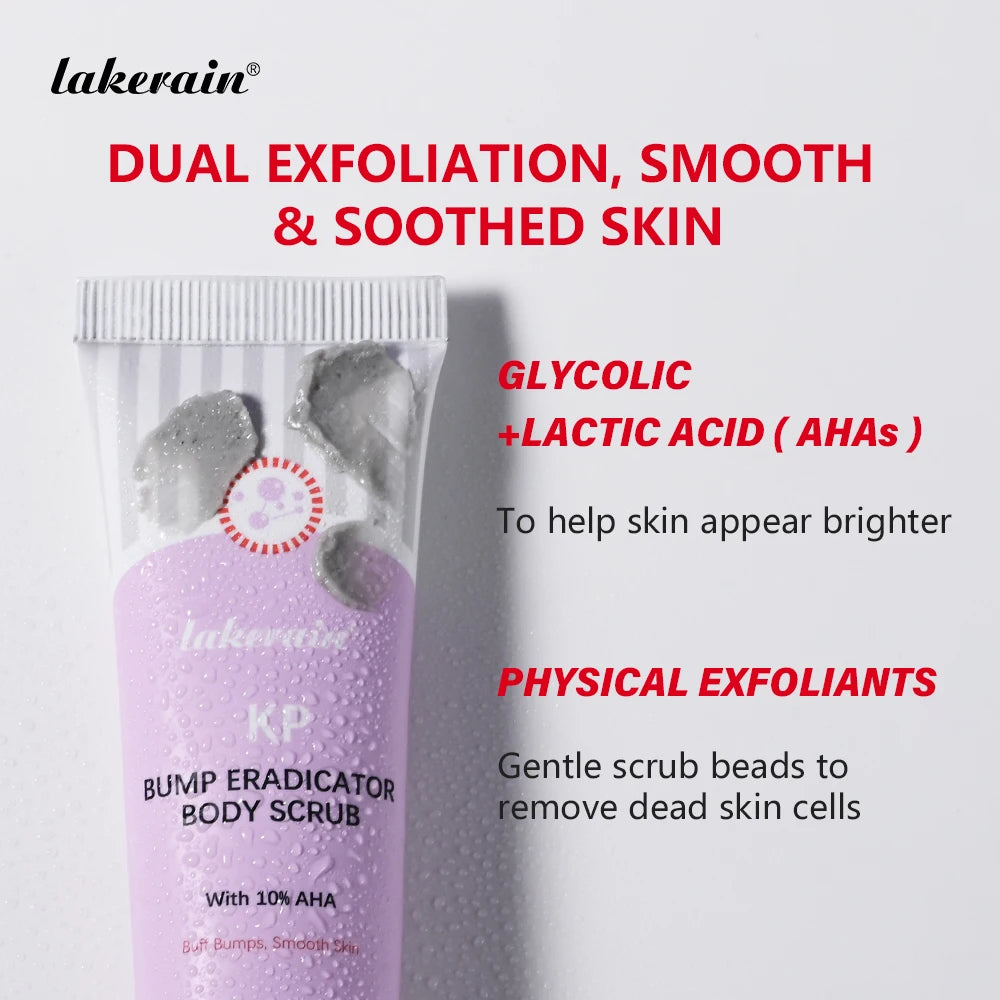 Bump Eradicator Body Scrub Smooth Soothed Brighten Skin Deep Moisturizing Formula Improve Rough Skin Gentle Remove Dead Skin Peaceful Pleasures Health and Wellness