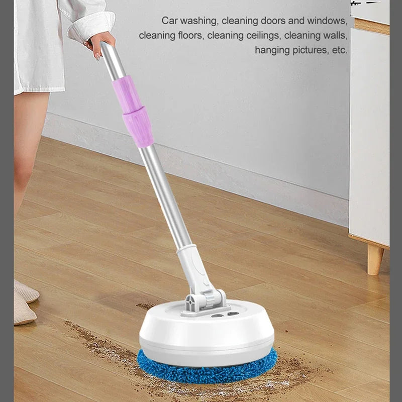GUOHE Wireless Electric Spin Mop – 2-in-1 Wet & Dry Cleaner