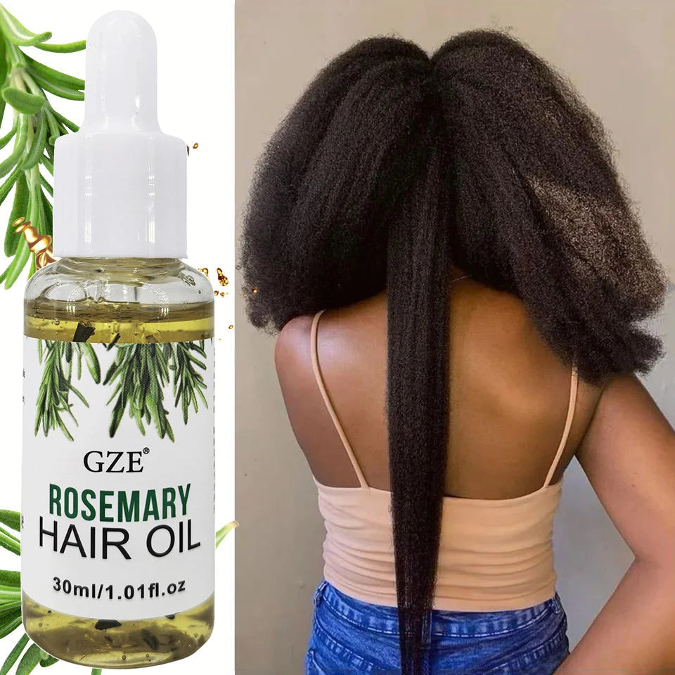 GZE Rosemary Oil for Hair Growth & Scalp Care – 30ml Hair Growth Oil Peaceful Pleasures Health and Wellness