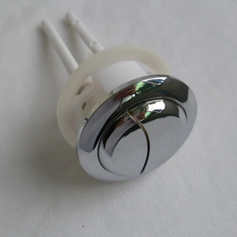 Dual Push Button Toilet Flush Switch – 38/48/58mm ABS Crescent