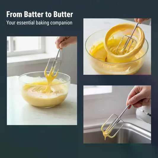Stainless Steel Hand Mixer Beaters – Universal Whisk Replacement Mixer Beater Attachment Peaceful Pleasures Health and Wellness