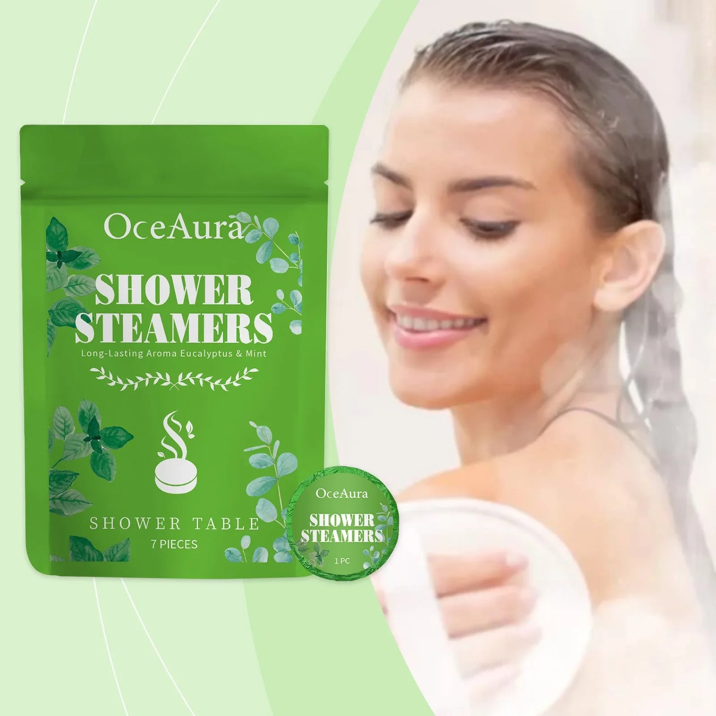 OCEANA Peppermint Aroma Bath Tablets – Cleanse & Refresh