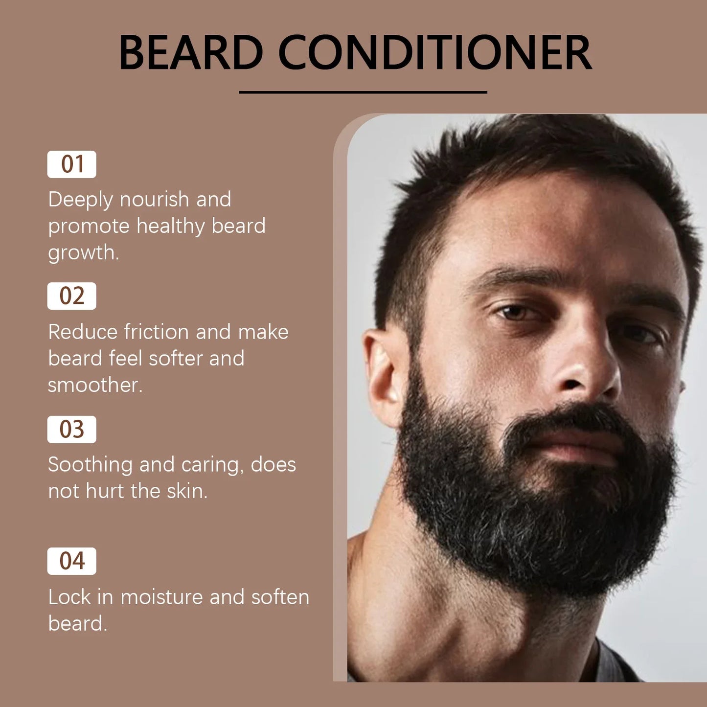 Men's Beard Nourishing Cream – Moisturizing & Softening 60ml