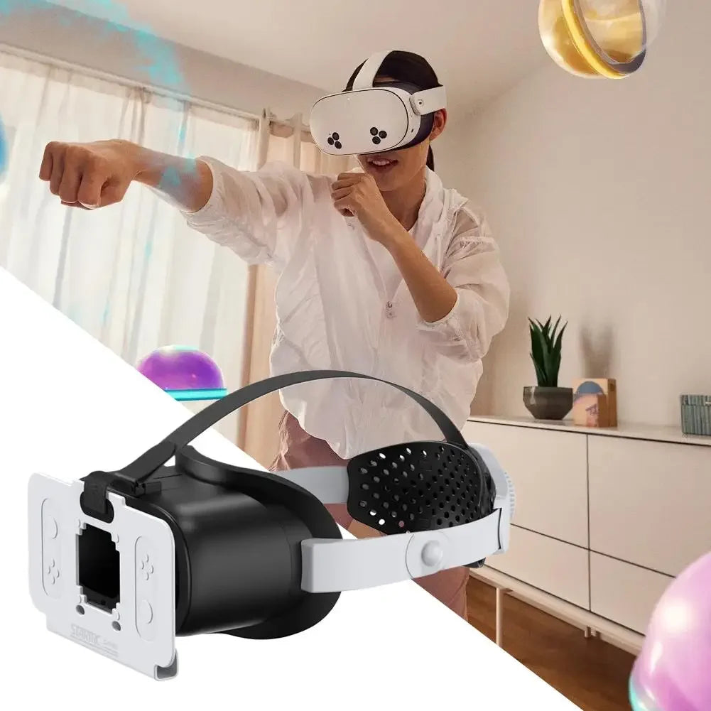 For Switch2 game console 3D HD VR glasses Virtual Reality Movies Switch Game Adjustable Headband Expansion Upgrade Accessories Peaceful Pleasures Health and Wellness
