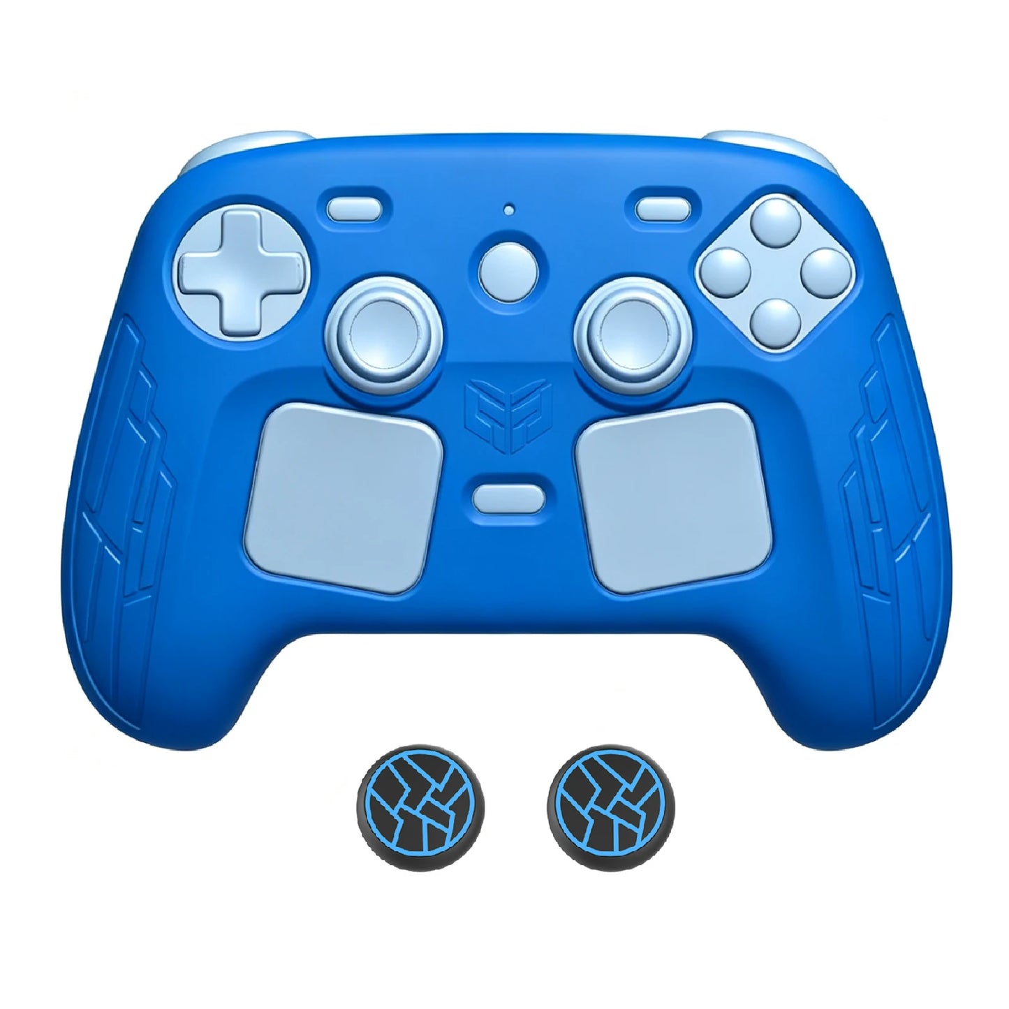 Silicone Protective Case For Steam Controller 2 2026 Cover Shockproof Dustproof Anti Slip Grip Precision Cutout For Charging Peaceful Pleasures Health and Wellness Blue