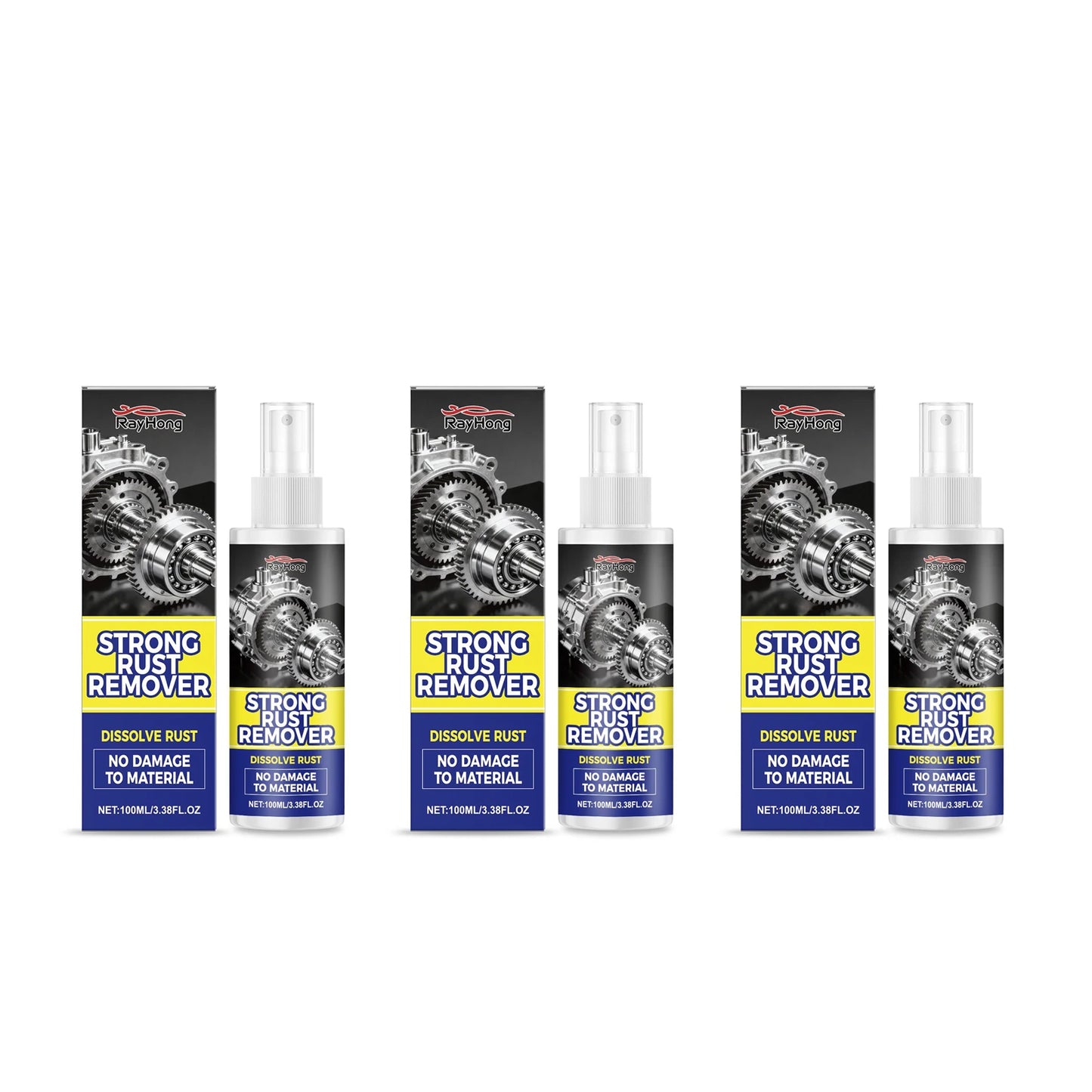 RayHong Car Rust Remover Spray | Chrome & Metal Derust 100ml