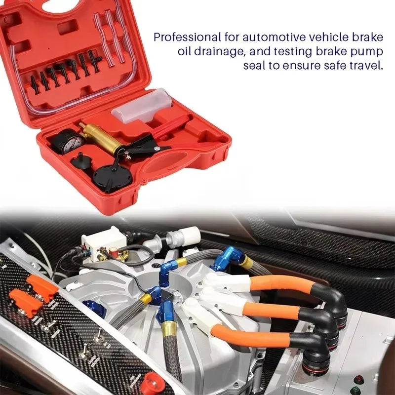 Motorcycle Brake Oil Change Tool Car Manual Vacuum Pump Suction Gun